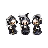 3-delige The Reaper Mini Schedel set with Zeis