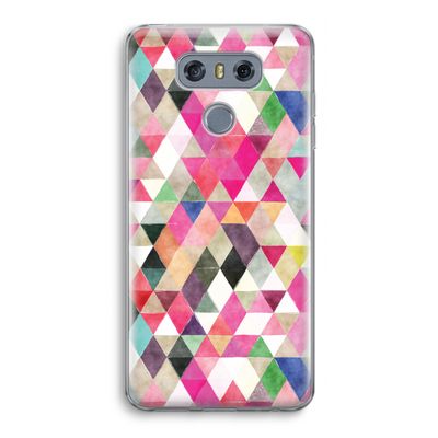 Gekleurde driehoekjes: LG G6 Transparant Hoesje