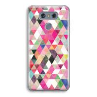 Gekleurde driehoekjes: LG G6 Transparant Hoesje