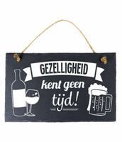 Leisteen gezelligheid kent geen tijd
