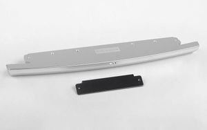 RC4WD Slick Metal Front Bumper for JS Scale 1/10 Range Rover Classic Body (Silver) (VVV-C0685)