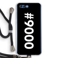 #9000: Honor 10 Transparant Hoesje met koord