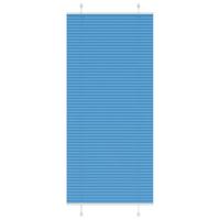 Pliss rolgordijn 85x200 cm stofbreedte 84,4 cm polyester blauw