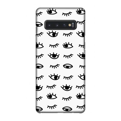 Eye pattern #2: Samsung Galaxy S10 4G Volledig Geprint Hoesje