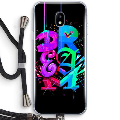 Dream: Samsung Galaxy J3 (2017) Transparant Hoesje met koord