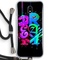 Dream: Samsung Galaxy J3 (2017) Transparant Hoesje met koord
