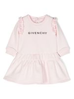 Givenchy Kids robe à logo imprimé - Rose