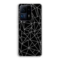 Geometrische lijnen wit: Xiaomi Mi Mix 4 Transparant Hoesje