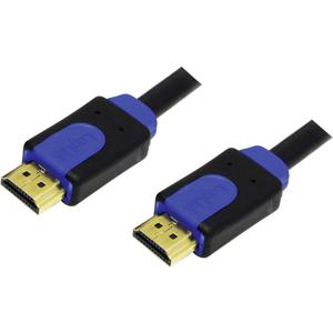 LogiLink CHB1102 HDMI-kabel HDMI Aansluitkabel HDMI-A-stekker, HDMI-A-stekker 2.00 m Zwart 4K UHD