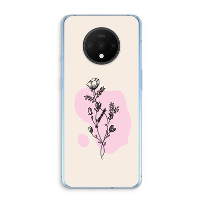 Roses are red: OnePlus 7T Transparant Hoesje