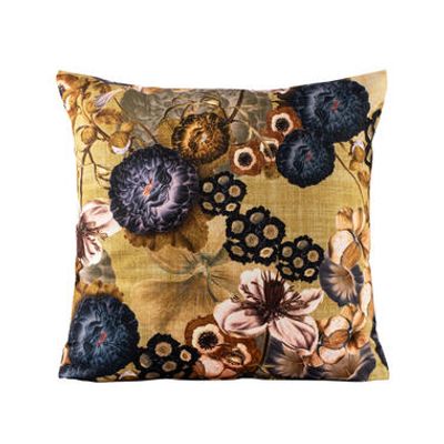 Sierkussen Suze - okergeel - 45x45 cm - Leen Bakker