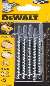 DeWALT DT2207 T 101 BR Decoupeerzaagblad voor Hout & Laminaat VE=5