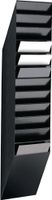 Durable Folderhouder | H1115xB240xD135mm | aantal vakken 12 A4 hoog | polystyreen zwart | 1 stuk - 1709763060 1709763060