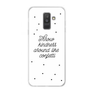 Confetti: Samsung Galaxy A6 Plus (2018) Transparant Hoesje