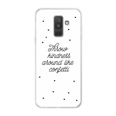 Confetti: Samsung Galaxy A6 Plus (2018) Transparant Hoesje