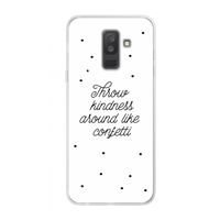 Confetti: Samsung Galaxy A6 Plus (2018) Transparant Hoesje