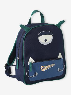 Monster rugzak voor jongens marineblauw