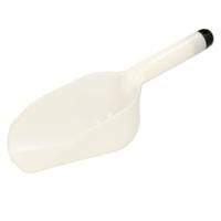 Multifunctionele toepasbare schep - wit - kunststof - 31 x 9 cm - doseerschep