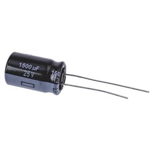 Panasonic Elektrolytische condensator Radiaal bedraad 5 mm 1500 µF 25 V 20 % (Ø) 12.5 mm 1 stuk(s)