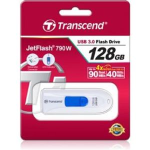 Transcend JetFlash 790 128GB USB flash drive USB Type-A 3.2 Gen 1 (3.1 Gen 1) Wit
