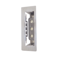 MAUER Sluitplaat met Magneet (Stalen kozijnen) 145 voor Loopslot RVS Din LS/RS