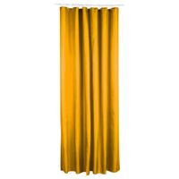5Five Douchegordijn - geel - polyester - 180 x 200 cm - inclusief ringen   -
