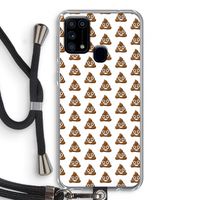 Poop emoji: Samsung Galaxy M31 Transparant Hoesje met koord