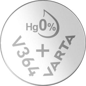 Varta Knoopcel 364 1.55 V 1 stuk(s) 17 mAh Zilveroxide SILVER Coin V364/SR60 Bli 1