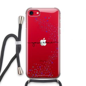 Sterren: iPhone SE 2020 Transparant Hoesje met koord