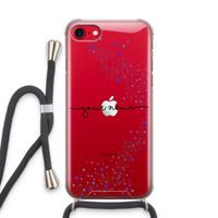 Sterren: iPhone SE 2020 Transparant Hoesje met koord
