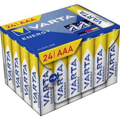Varta VARTA Energy AAA Cube Pack24 AAA batterij (potlood) Alkaline 1.5 V 24 stuk(s)
