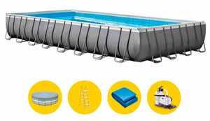 Intex Ultra Frame XTR Pool - 975 x 488 x 132 cm - met zandfilterpomp en accessoires