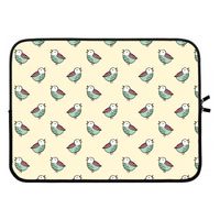 Vogeltjes: Laptop sleeve 15 inch