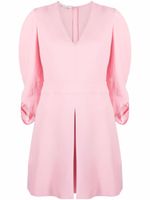 Stella McCartney robe plissée à col v - Rose