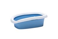 Kattenbak Sprint 10 Wit/blauw 31X43X14 Kattenbak Sprint 10 Wit/blauw 31X43X14