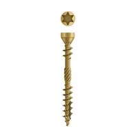 Dynaplus vlonderschroef [200x] - AR-BRONZE XTREME - platkop-60° - TX-25 - 5.0x80/42mm