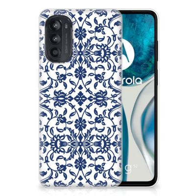 Motorola Moto G52/G82 | TPU Case | Flower Blue