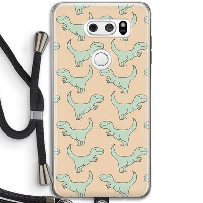Dinos: LG V30 Transparant Hoesje met koord