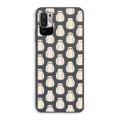 Uilen: Xiaomi Redmi Note 10 5G Transparant Hoesje