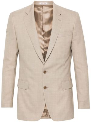 FURSAC blazer en laine vierge à design chiné - Tons neutres