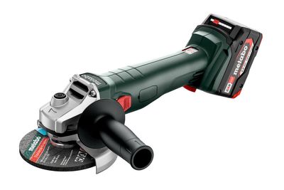 Metabo W 18 7-125 | Accu haakse slijper | 18 V | 4Ah | Lader asc 55 | Metabox 165 L - 602371510