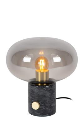 Lucide CHARLIZE - Tafellamp - Ø 23 cm - 1xE27 - Zwart