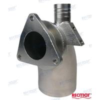 MAR119181-13500INOX - Uitlaatbocht van roestvrij staal Yanmar
