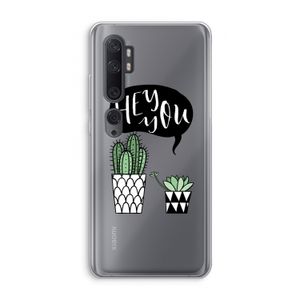 Hey you cactus: Xiaomi Mi Note 10 Pro Transparant Hoesje