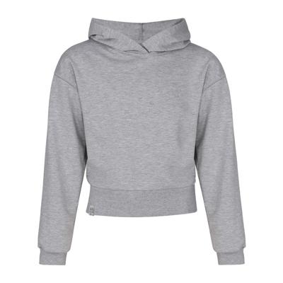 KIEstone winter hoodie meisjes - licht grijs - Vaya