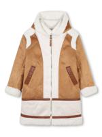 Chloé Kids manteau en daim artificiel - Tons neutres