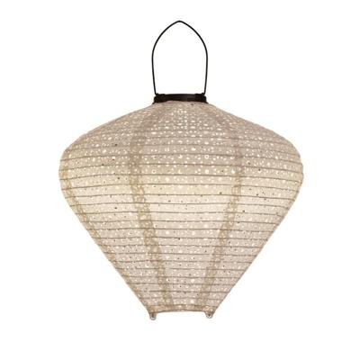 Solar Lampion 33 x 29 cm Wit - Annas collection