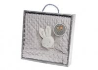 Gamberritos babydeken met knuffelkonijn - thumbnail