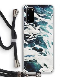 Golven: Samsung Galaxy S20 Transparant Hoesje met koord