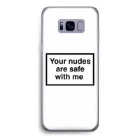 Safe with me: Samsung Galaxy S8 Transparant Hoesje